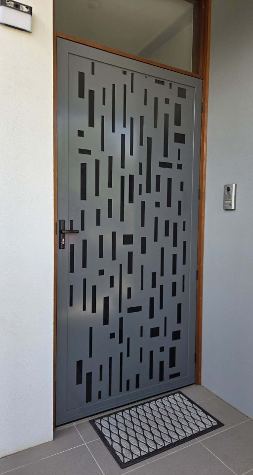 Decoview Block Fall Screen Door Basalt
