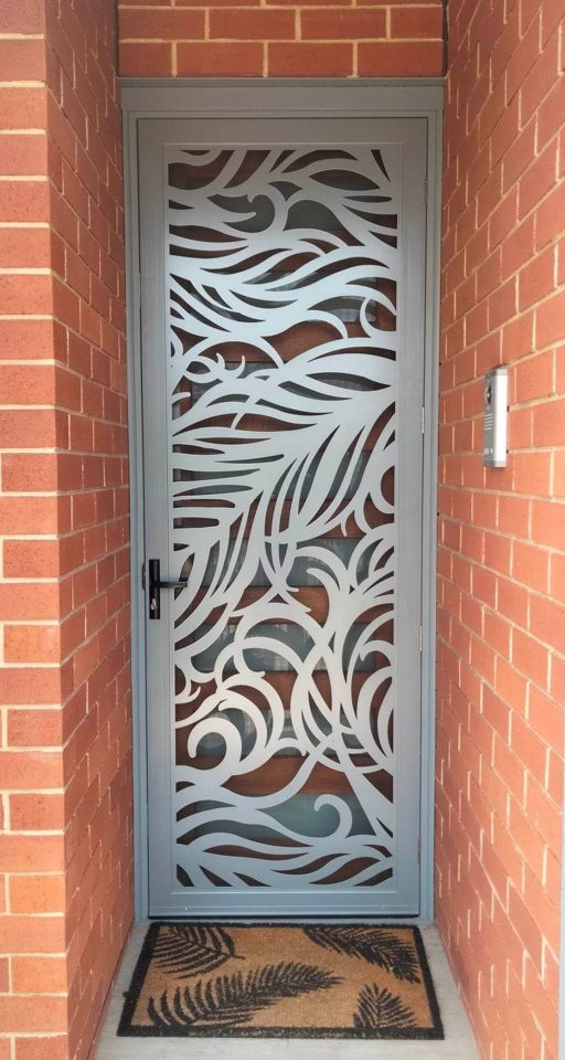 Decoview Feather Laser Cut Door
