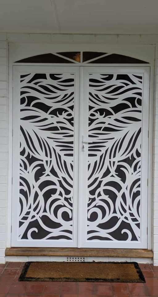 Decoview Feathery Double Doors Pearl White