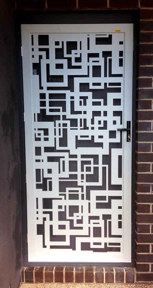 Decoview Rectangle Riot Laser Cut Screen Door