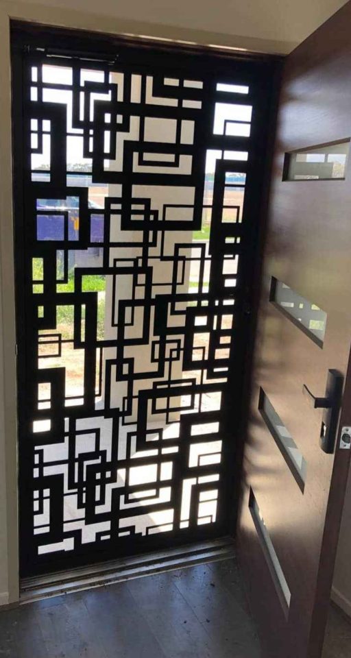Decoview Rectangle Riot Laser Cut Screen Door