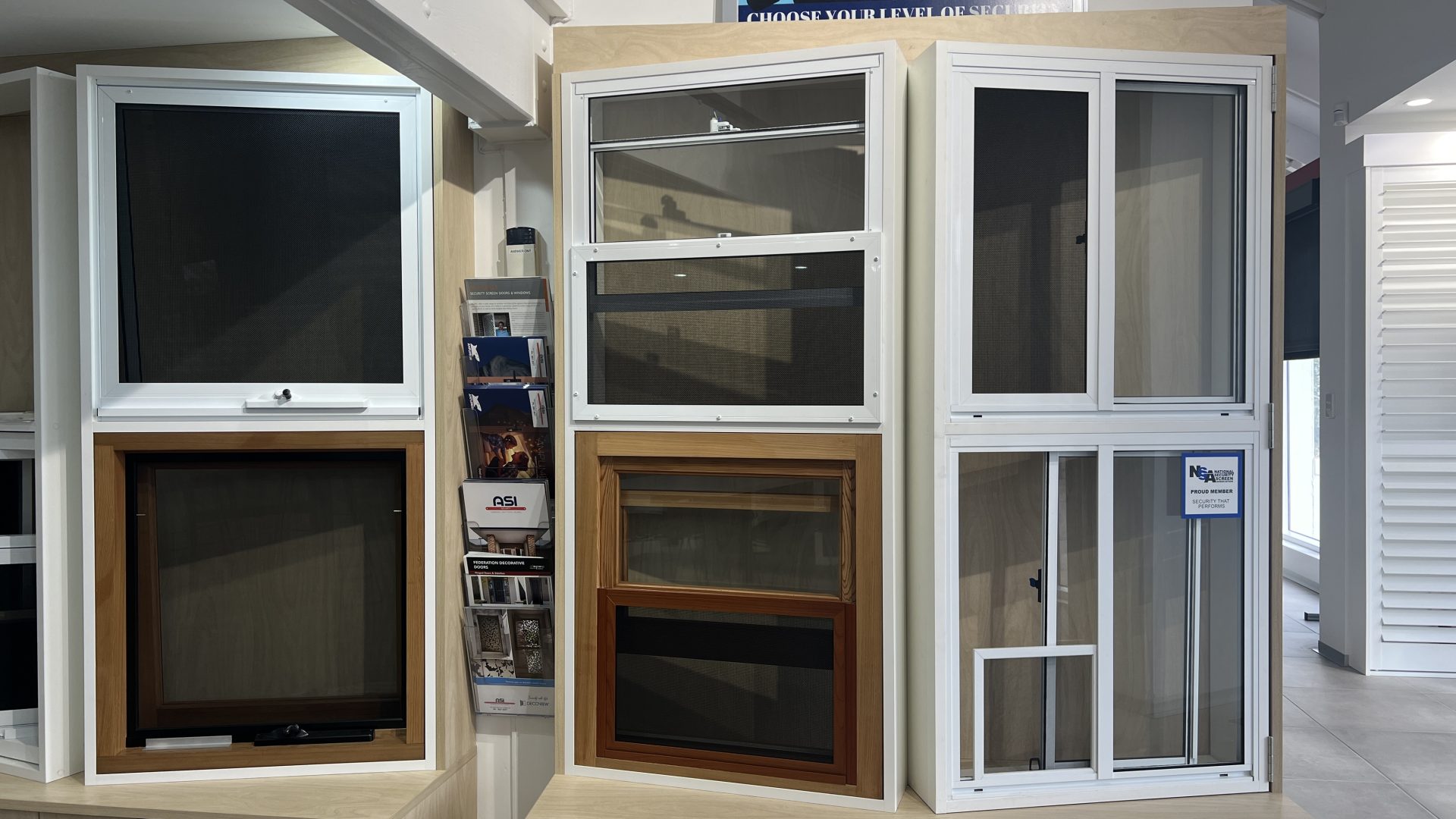 Security Screens Display
