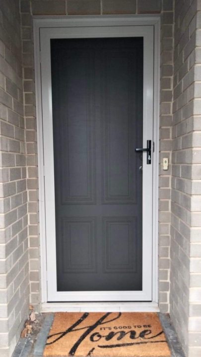 IntrudaGuard Security Door With Dune Frame