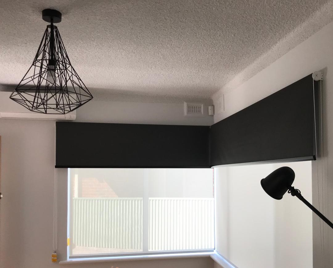 Black Roller Blind