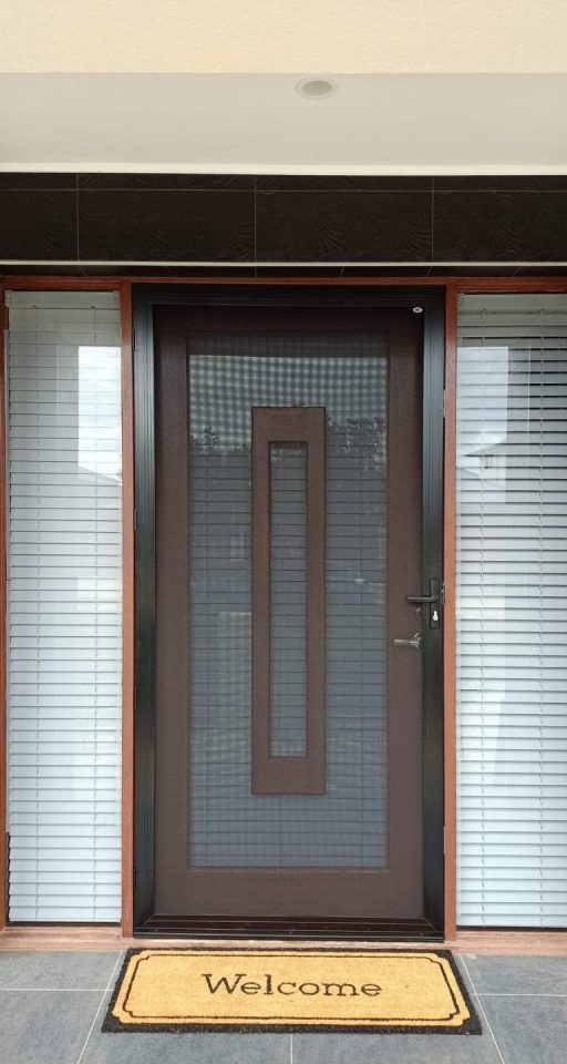 SupaScreen Security Door Black Frame