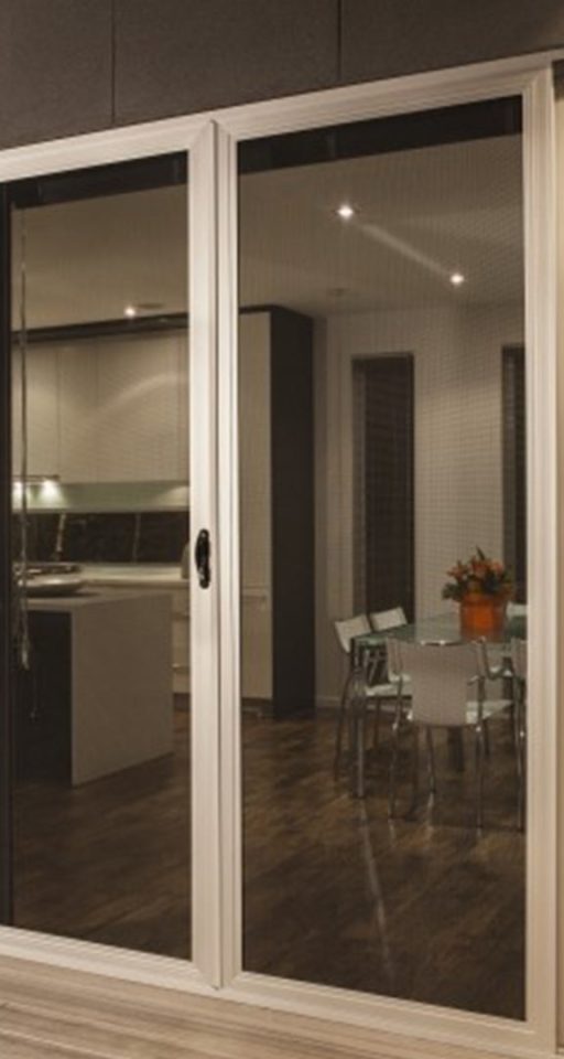 Amplimesh double sliding security doors