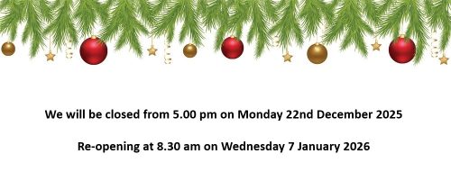 ASI Christmas Shut Down