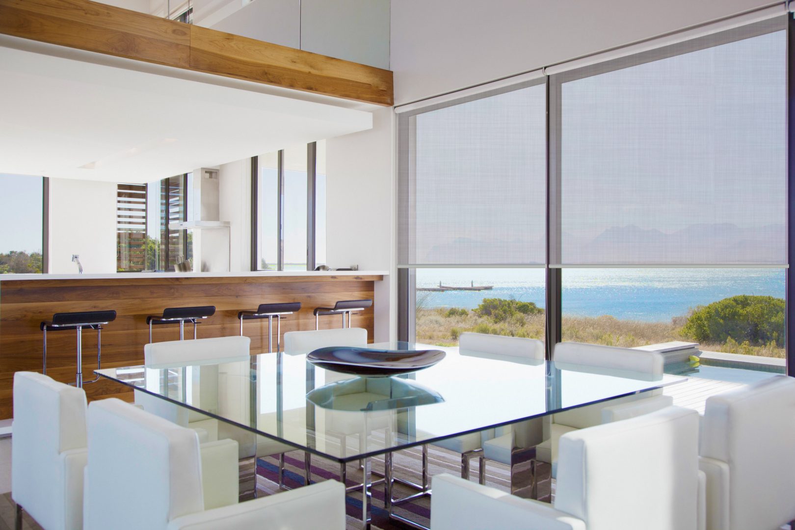Roller Blinds To Dining Room