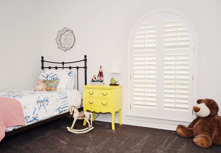 Plantation Shutters For An Arched Window