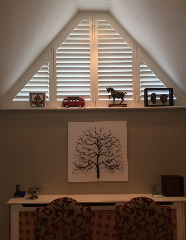 Plantation Shutters For Unusually Shaped Windows